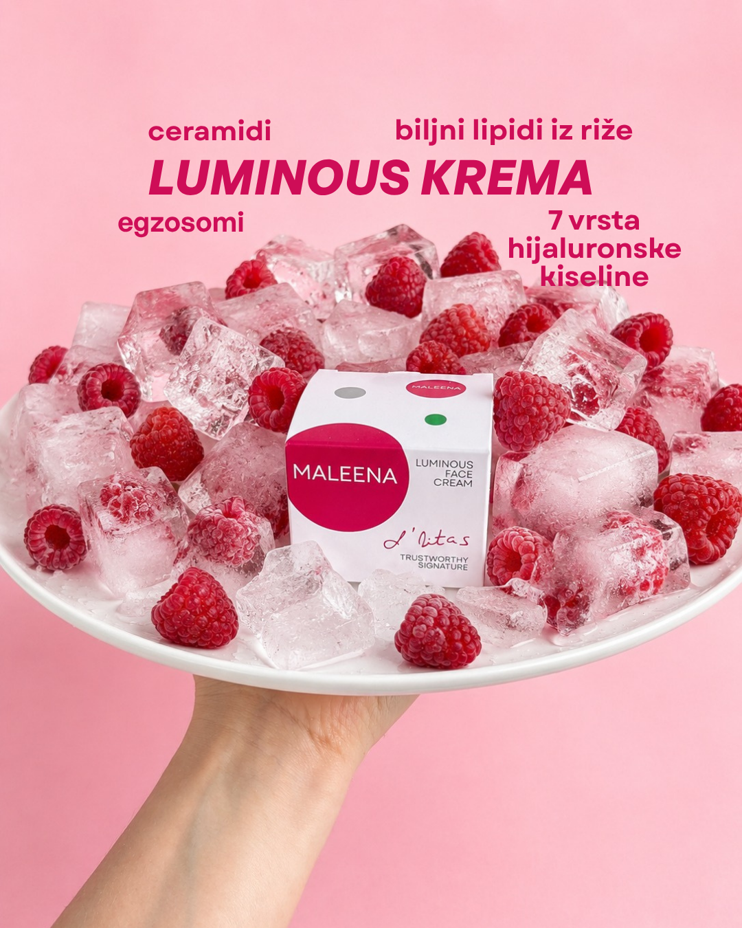 Luminous face cream